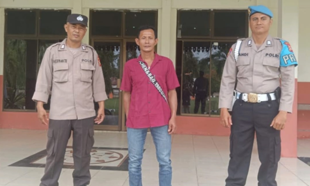 Polsek Logas Tanah Darat dan Polsek Singingi Hilir Perketat Pengamanan Kamtibmas Jelang Pemilu 