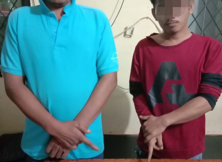 Polsek Tapung Tangkap 2 Pengedar Narkoba di Wilayah Desa Gading Sari
