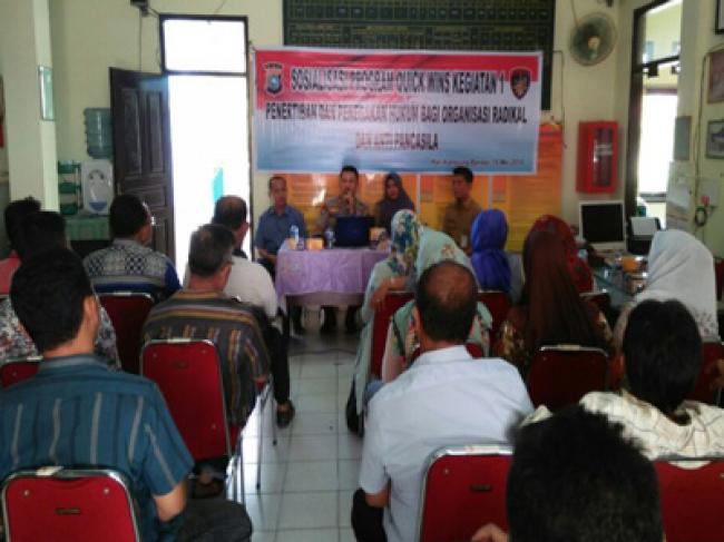 Dit Polair Polda Riau laksanakan Cegah Tangkal Faham Radikalisme