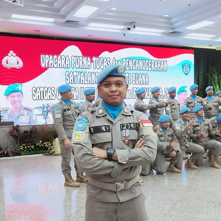 Brigadir H Rhonal Nugroho Personel Polda Riau yang Ikut Misi Perdamaian Ke Sudan 