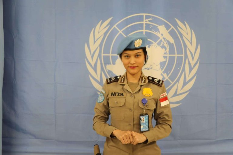 Briptu Renita Sabet Gelar Petugas Polisi Wanita Terbaik Perserikatan Bangsa-Bangsa