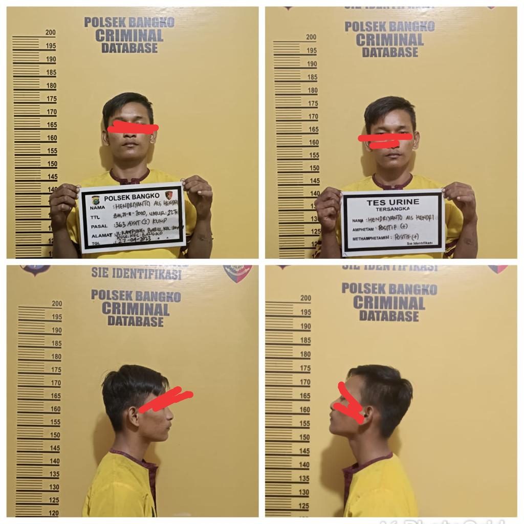 Kurang Dari 24 Jam ,Residivis Pencurian Kembali Dibekuk Unit Reskrim Polsek Bangko