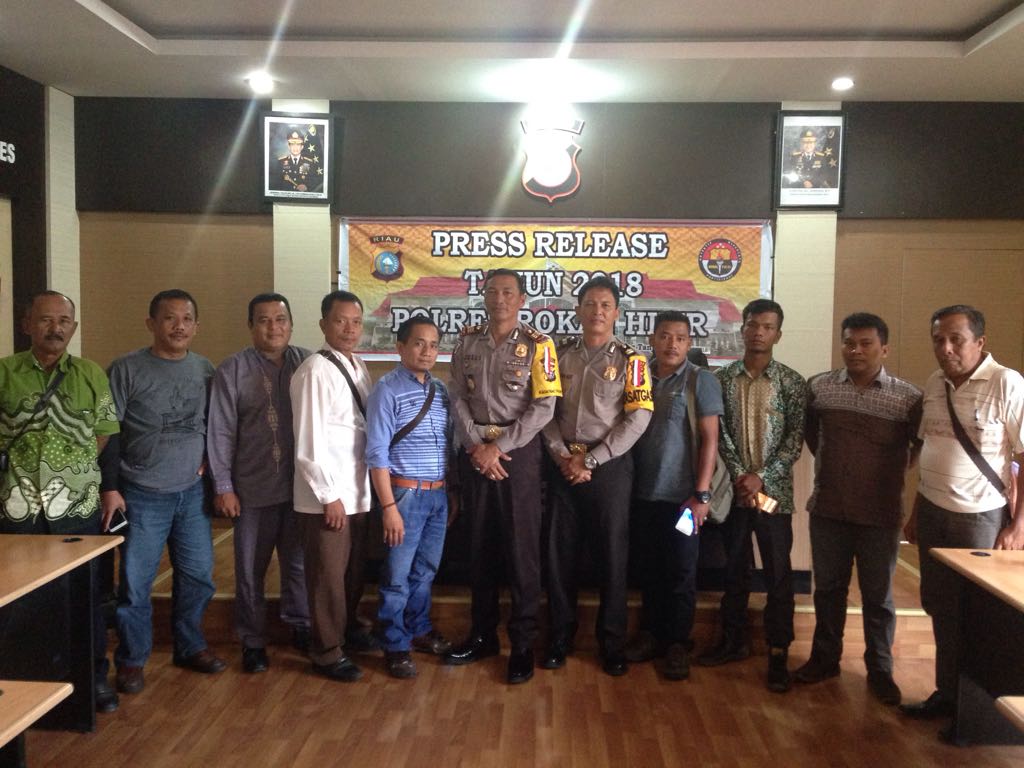 Polres Rohil Gelar Press Release Ops Ketupat Muara Takus 2018