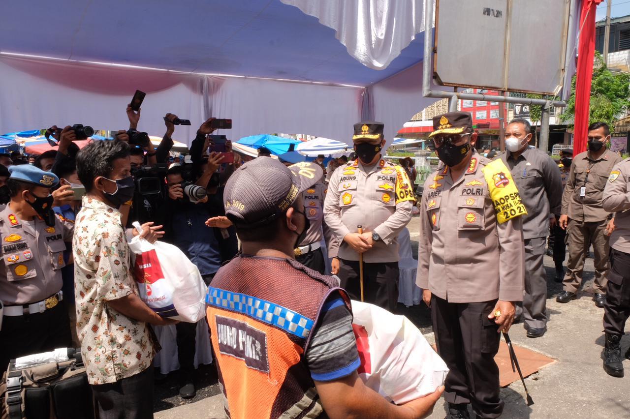 Blusukan Ke Pasar, Kabaharkam Polri : Semua Demi Menyelamatkan Masyarakat.