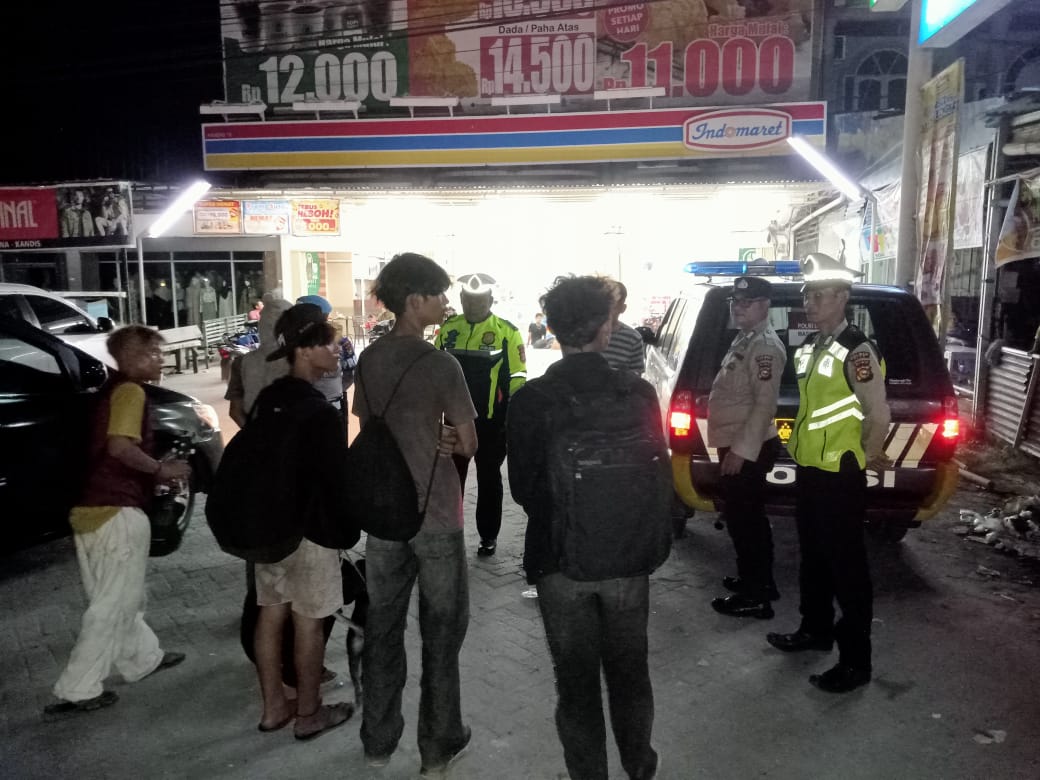 Polsek Kandis Gelar Patroli KRYD da Blue Light, Antisipasi Tindak Pidana Kejahatan