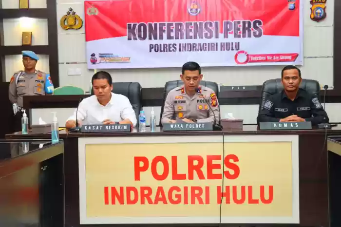 Tiga Pelaku Curanmor dan 1 Penadah Diringkus Polres Inhu