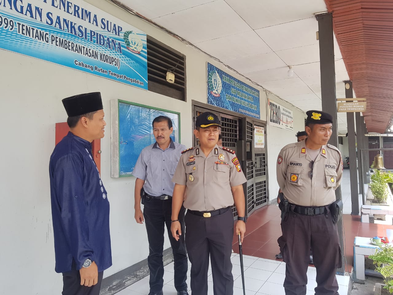 Kunjungi Rutan Kelas II Selatpanjang, Kapolres: Kita Cegah Peredaran Narkoba