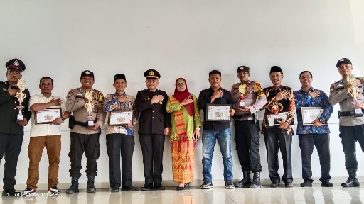 Polres Siak memperingati perayaan puncak hari jadi Bhayangkara yang ke-77 tahun 2023