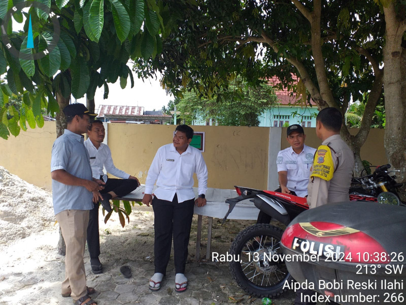 Personil Polsek Bandar Sei Kijang Kembali Gelar Cooling System Jelang Pilkada 2024 di Desa Muda Setia