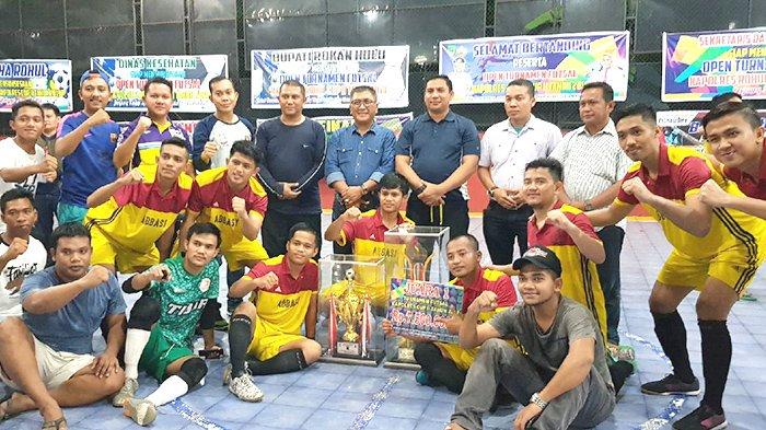 Kapolres Rokan Hulu Resmi Tutup Open Turnamen Futsal Polres Rohul Cup II di Rohul Riau