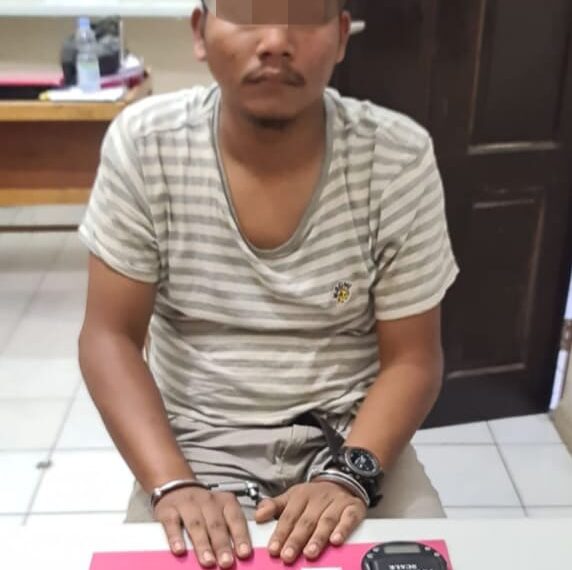 Seorang Pengedar Shabu Diringkus Resnarkoba Polres Kampar di Desa Pulau Rambai