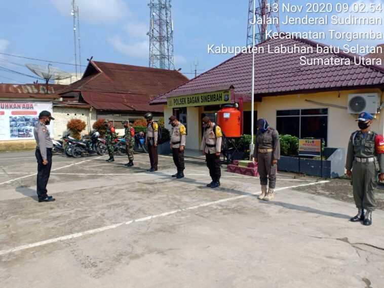 Jumat Berbagiâ€¦Polsek Bagansinembah Berbagi Sanksi Dalam Operasi Yustisi.