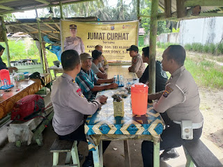 Polisi Gelar Jumat Curhat dan Serap Keluhan Warga Bandar Sei Kijang 