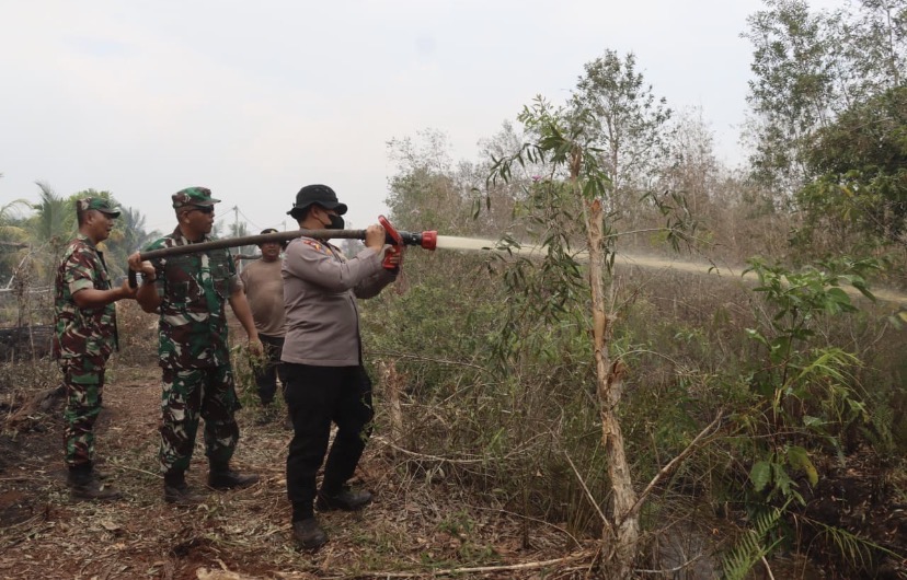 Danrem 031/Wira Bima Tinjau Langsung Pemadaman Karhutla di Dumai, Sinergitas TNI-Polri dan Pemda Diperkuat
