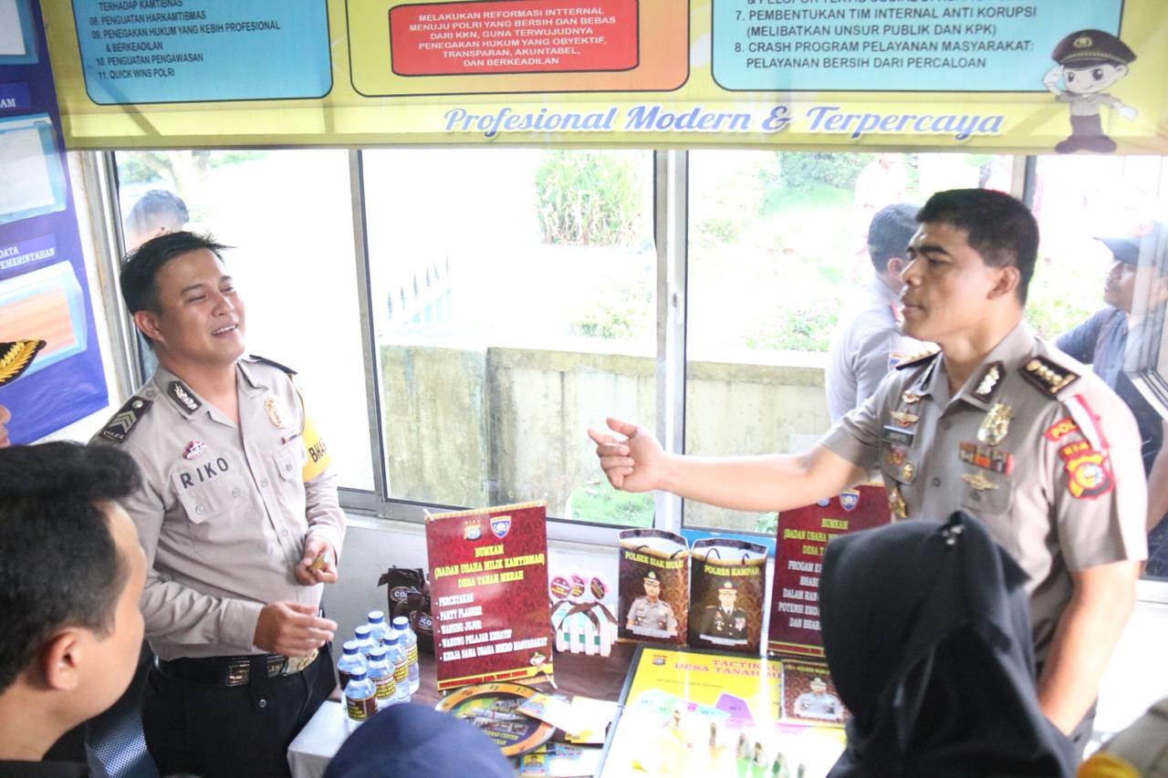 Bhabinkamtibmas Desa Tanah Merah Ciptakan Berbagai Macam Usaha Menarik Dikalangan Pelajar