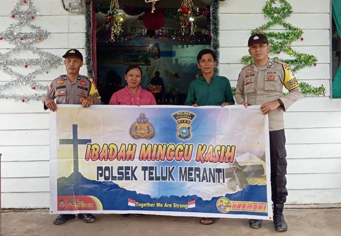 Polsek Teluk Meranti Gelar Kegiatan Minggu Kasih 