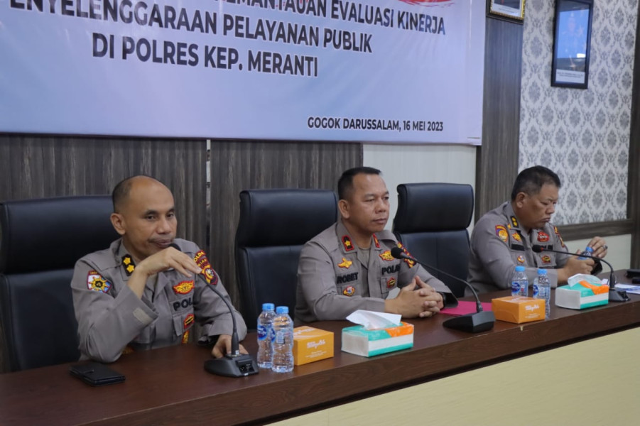 Tim Sosialisasi dan Asistensi Polda Riau Pantau Pelayanan Publik Polres Meranti