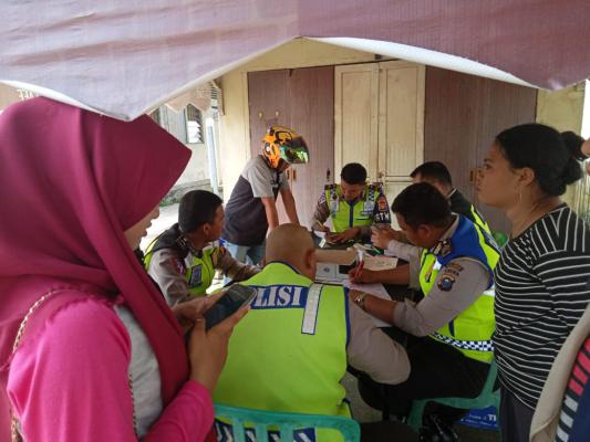 Sat Lantas Polres Kampar Himbau Untuk Selalu Taat & Patuh Berlalulintas