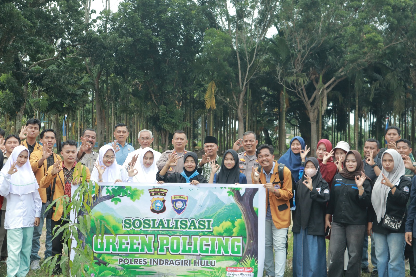 Green Policing, Polisi Masuk Kampus, Ajak Mahasiswa Cintai Lingkungan