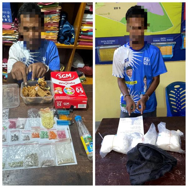 Kapolsek Siak Hulu Berhasil Bongkar Gudang Narkoba, 3,6 Kg Sabu dan Ratusan Pil Ekstasi