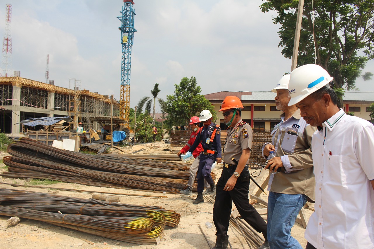 Kapolda Riau Tinjau Langsung Pembangunan Mapolda Riau