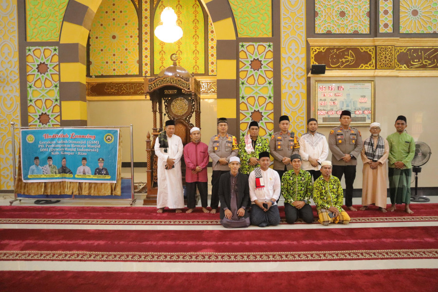 Kapolres Kampar Hadiri Launching Gerakan Subuh Masjid di Kecamatan Salo