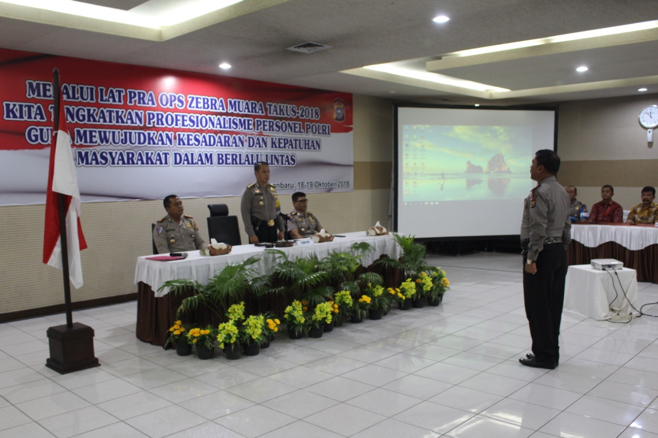 Karo Ops Polda Riau Pimpin Penutupan Latihan Operasi Zebra Muara Takus 2018 