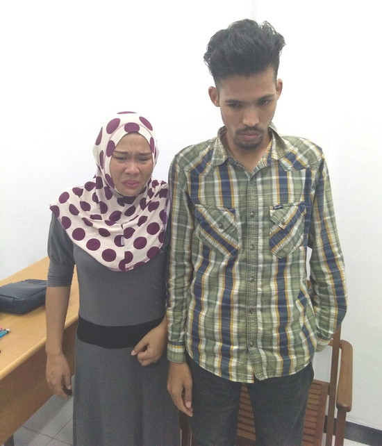 Polresta Pekanbaru Proses Lanjut Pasangan Suami Istri Yang Kedapatan Membawa Shabu Di Bandara