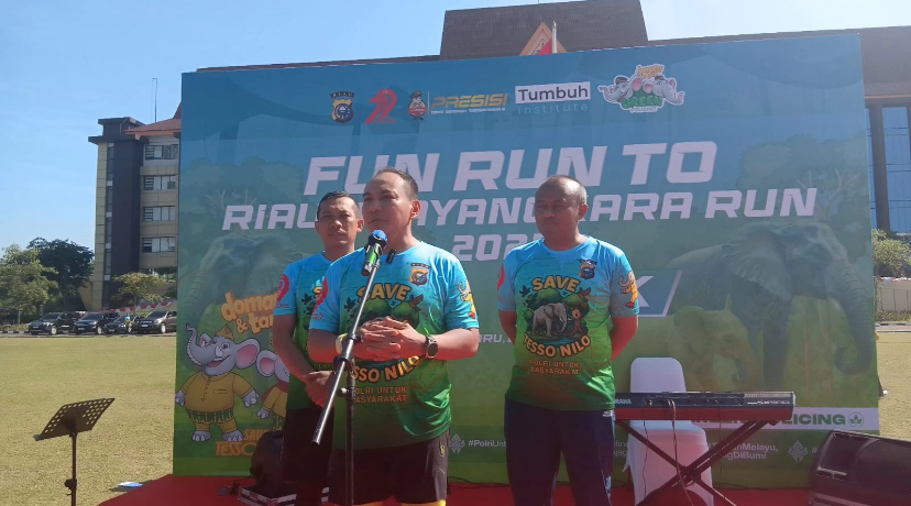 Demi Kelancaran Acara Bhayangkara Run 2025, Kapolda Riau Sampaikan Permohonan Maaf atas Penutupan Jalan