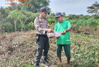 Polsek Pangkalan Kerinci Laksanakan Kegiatan DDS, Cegah Karhutla 