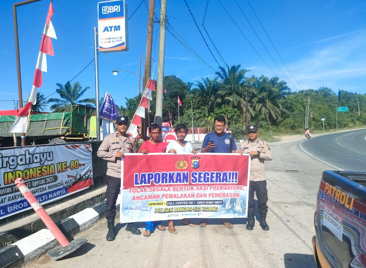 Polsek Bandar Seikijang Ciptakan Lingkungan yang Aman dan Nyaman bagi Masyarakat