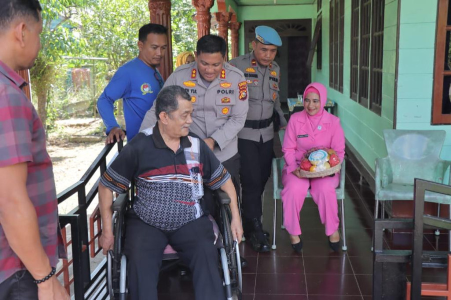 Kapolres Meranti Gelar Anjangsana dalam Rangka Hari Bhayangkara ke-77