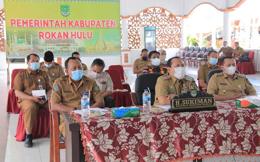 Satgas Covid 19 Rokan Hulu Komit Tekan Penyebaran Covid-19