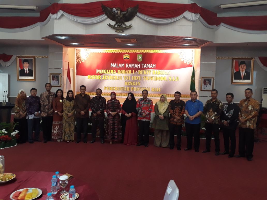 Kapolda Riau Hadiri Kegiatan Ramah Tamah Pangdam I/BB Bersama Pemprov Riau