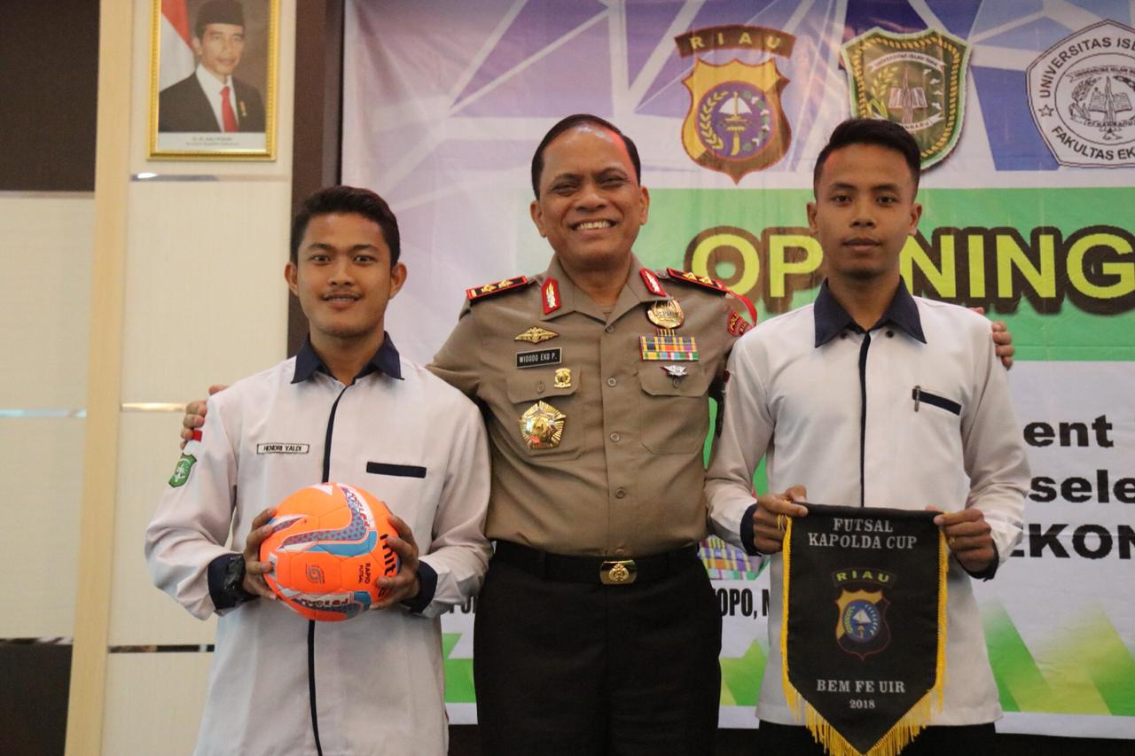 Kapolda Riau Hadiri Pembukaan Kapolda Cup Di Universitas Islam Riau