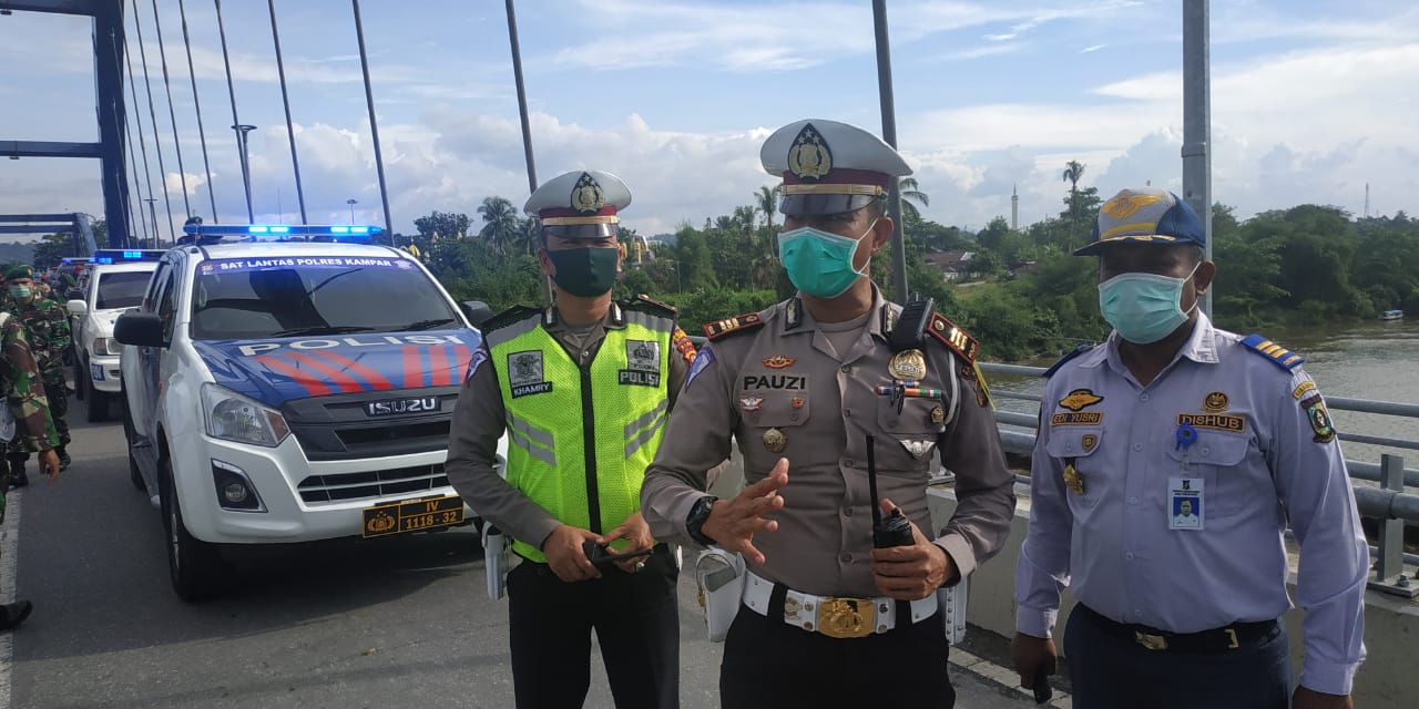 Jelang Puasa, Polres Kampar Gelar Patroli Gabungan Berskala Besar Bersama TNI, Dishub dan Pol PP