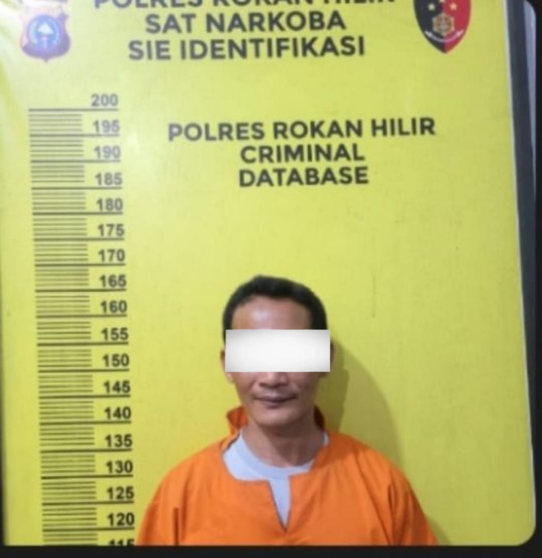 Sering Nikmati Sabu di Rumah, Pria Ini Ditangkap Sat Res Narkoba Polres Rokan Hilir