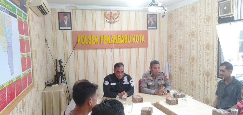 Kasi Humas Polresta Pekanbaru, Gelar Minggu Kasih Diwilayah Hukum Polsek Pekanbaru Kota