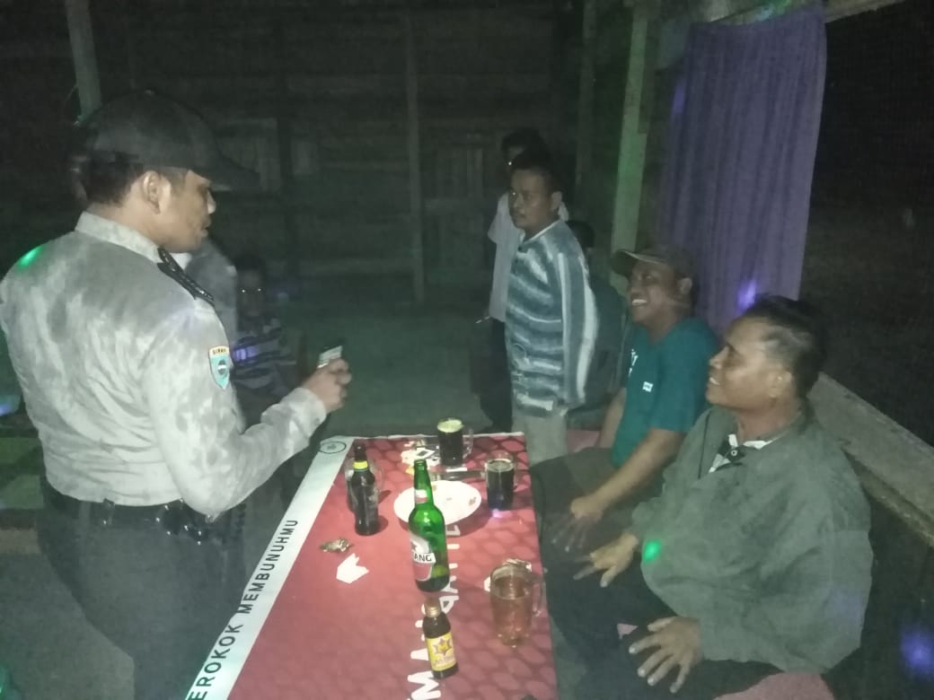Polsek Kuantan Mudik Laksanakan Kegiatan Razia Warung Remang 