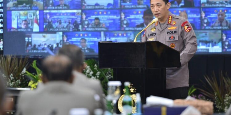 Buka Rakernis Gabungan 4 Divisi, Kapolri Minta Penguatan Transformasi Menuju Polri Presisi