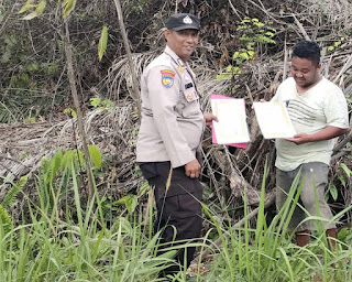 Polsek Pangkalan Lesung Antisipasi Karhutla Dengan Patroli