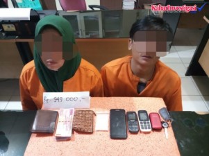 Pasutri Pelaku Narkoba Diciduk Sat Narkoba Polres Inhil