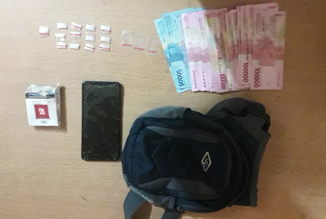 Unit Reskrim Polsek Kandis Amankan Pria Penyalahgunaan Narkoba Jenis Shabu