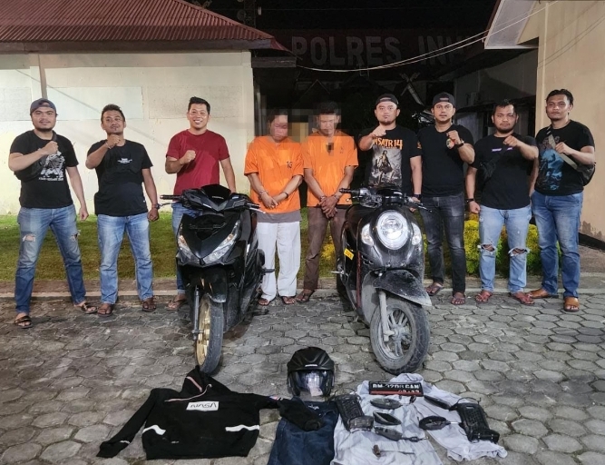Pasutri Pelaku Curanmor di Inhil Diamankan, Mengaku Sudah 13 Kali Beraksi