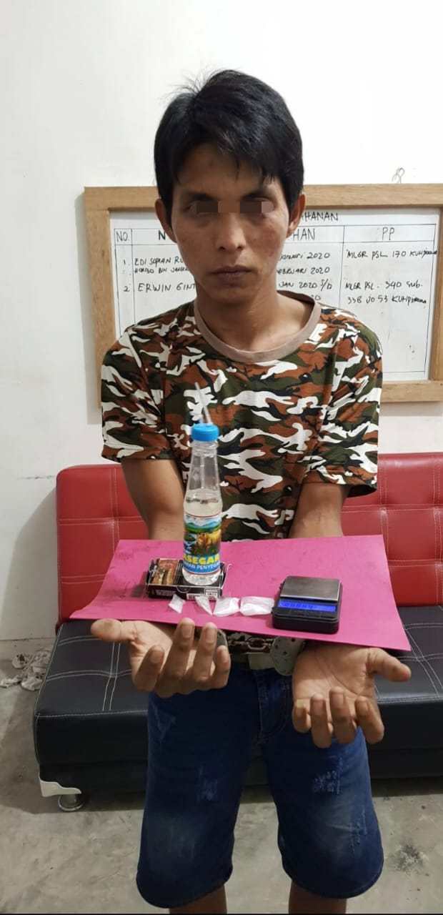 Polsek Siberida Berhasil Ringkus Pengedar Narkoba