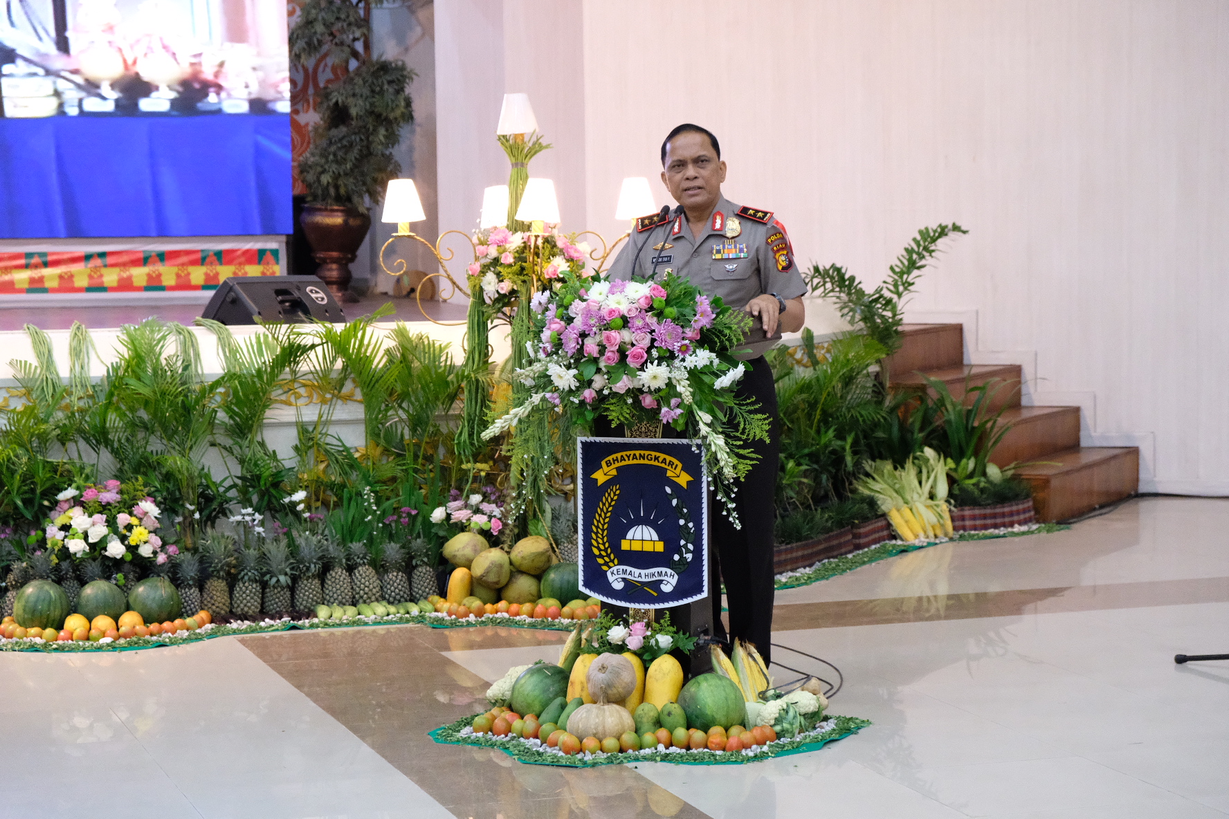 Peringatan HKGB Ke-66, Kapolda Beri Pesan Kepada Anggota Bhayangkari Daerah Riau