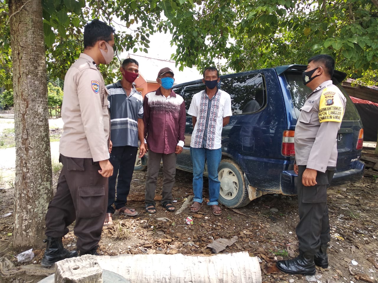 Antisipasi Kriminalitas, Polsek Langgam Lakukan Pengawasan Dengan Patroli