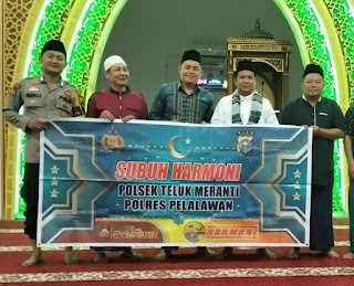 Polsek Teluk Meranti Gelar Subuh Harmoni dan Sampaikan Pesan-pesan Kamtibmas