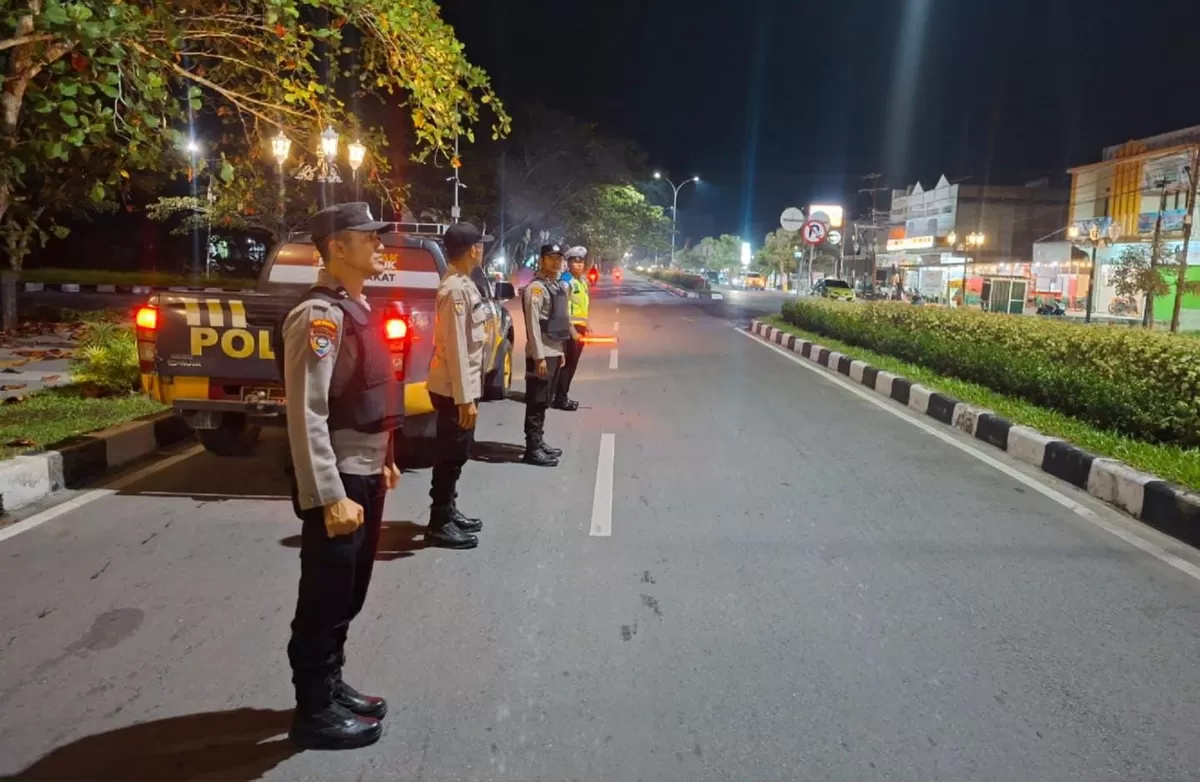 Sat Lantas Polres Siak Intensifkan Pengaturan Malam, Cegah Laka dan Kemacetan di Sejumlah Titik Rawan