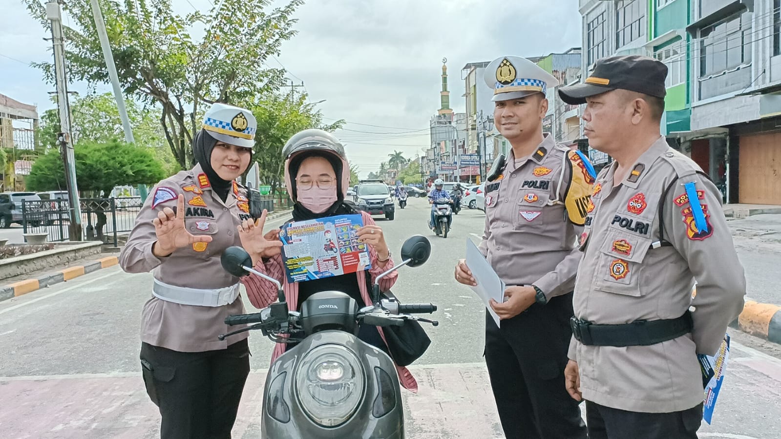 Satlantas Polres Dumai Gelar Penyuluhan dan Sosialisasi Tertib Berlalu Lintas